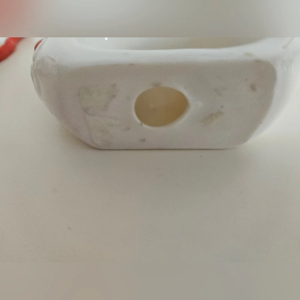 Swan & Ducks White Ceramic Napkin Rings x 6